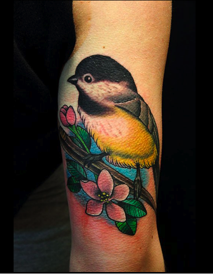 Tattoos - Cute Birdy Tattoo - 57325